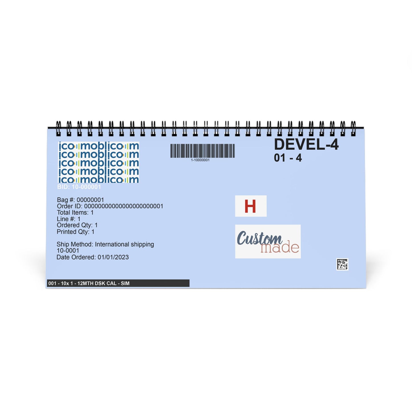 Desktop Calendar (2026 grid)